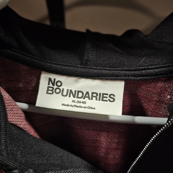 Red Flannel Zip Up Hoodie - Picture 2 of 4